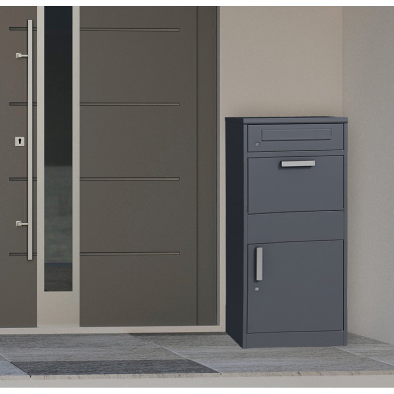 phoenix parcel safe PB1121AAK, anthracite, 61 litres, key lock